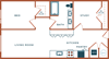 Legacy at Fitz Aurora CO B01B One Bedroom with Study 919 SF